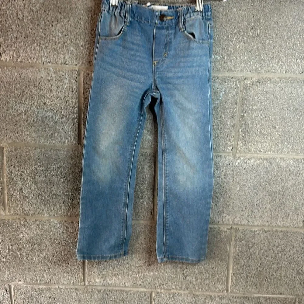 Old Navy Straight Leg Denim Jeans Boys Blue Size 5T
